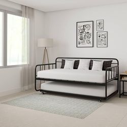 Twin Daybed Bed Frame with Twin Trundle! NEW!