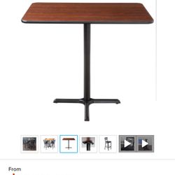 Restaurants heavy duty commercial table with heavy metal base, it was in storage so little dusty