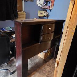 Full sized bed with drawers