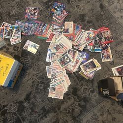 Baseball, Basketball, And Football Cards 