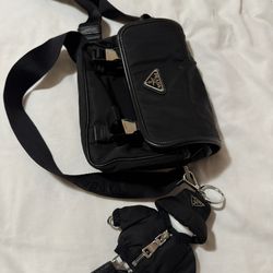 Prada Saffiano leather  Charm