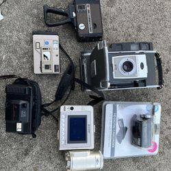 Rare CAMERAS Selling As Is