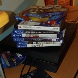 PlayStation 4 System 6games 3 Controllers In Great Condition 