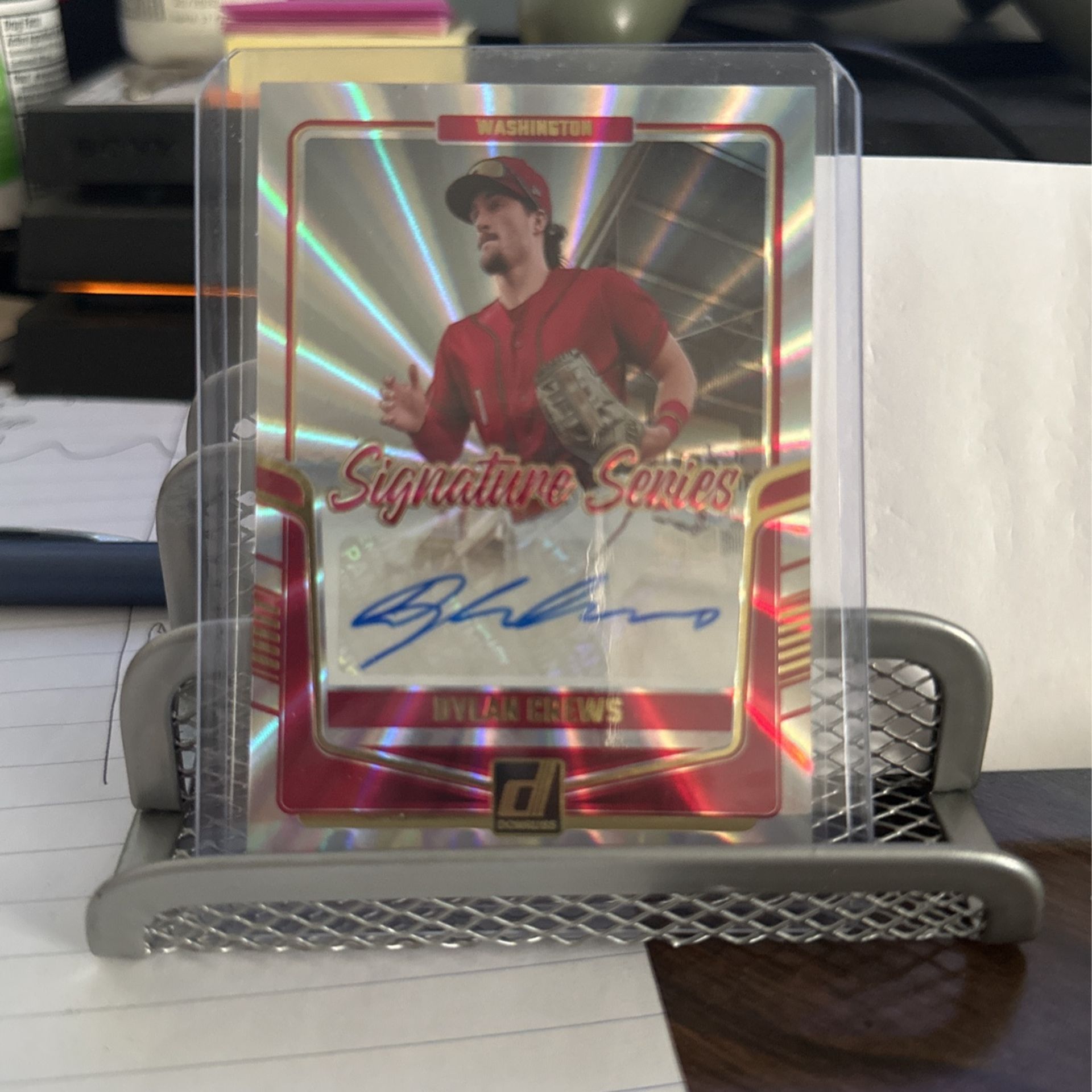 2024 Panini,Donruss signature series Dylan crew Washington nationals