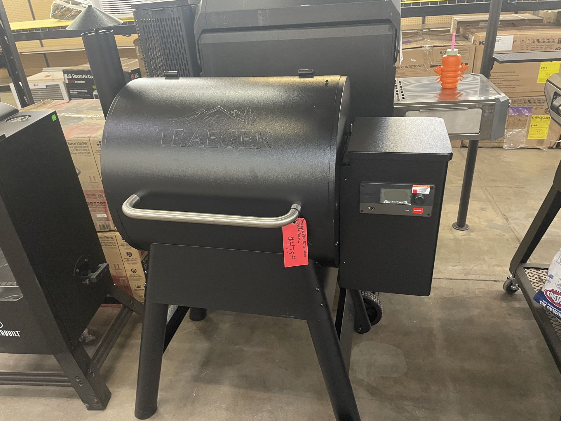 Traeger Grills Pro 575 Wood Pellet Smoker and Grill, WiFi and App Enabled Electric Smoker, 6-in-1 BBQ and Pellet Grill, 572 Square Inches of Grilling