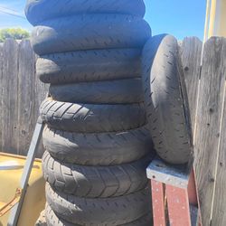 Motorcycle  Supermoto Tires $25 Each Used