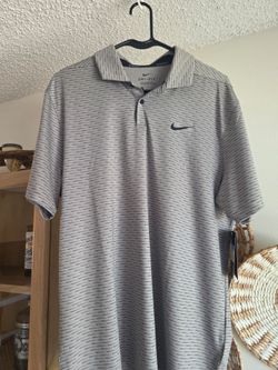 Nike Velocity Dri-Fit Wolf Grey Polo - Men's Medium - Brand New With Tags