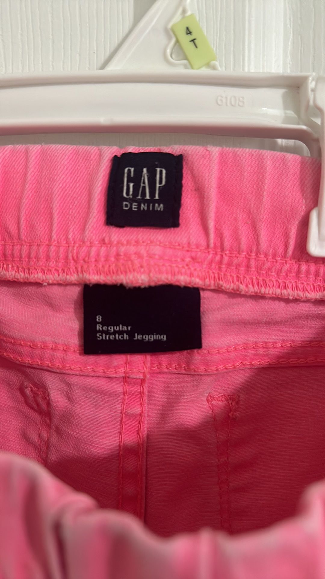 Gap Girl Jeans /jegging Hot Pink Size 8 