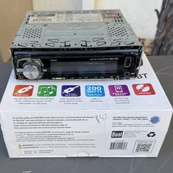 Dual XDM290BT AM/FM CD Receiver with Bluetooth and USB/Aux Input