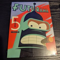 Futurama Vol. 5  2 Disc Set DVD  Brand New !!