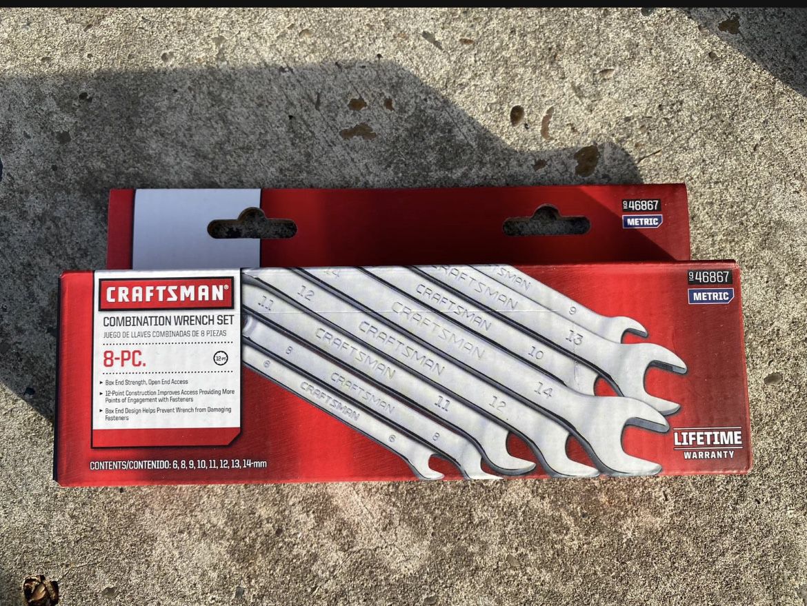 CRAFTSMAN 8pc. Combination Wrench Set