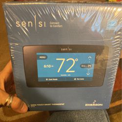 Sensi Touch Smart Thermostat by Emerson with Touchscreen Color Display, Programmable, Wi-Fi, Mobile App, Easy DIY, Data Privacy, Works Alexa, Energy S