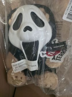 Ghost Face Teddy Terrors Plush