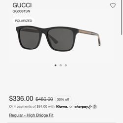 Gucci Polarized Sunglasses 