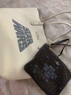Coach Star Wars Leather Tote & Hand Bag