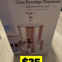 Glass Beverage Dispenser