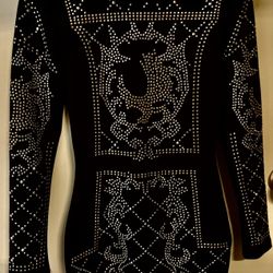 Black Studded Dress Size Small