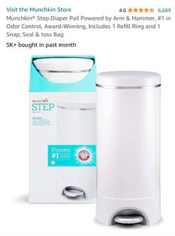 Munchkin Step Diaper Pail And Odor Control