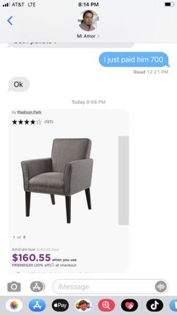 Madison Park Tyler Accent Chair