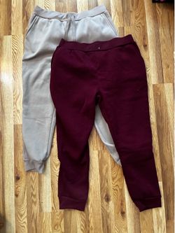 Baggy cuffed sweat pants