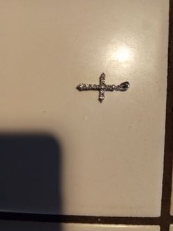 Diamond Cross Necklace.