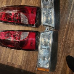 Head Lighys And Tail Lighta