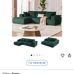 Green Boneless Couch 