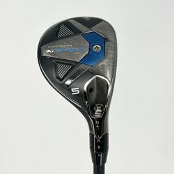 Callaway Paradym Ai Smoke  24° 5 Hybrid - Cypher Forty  40g R Flex - Winn DriTac Standard Grip