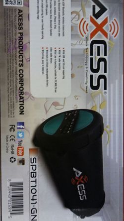 Bluetooth speaker sd card slot usb flash drive fm radio