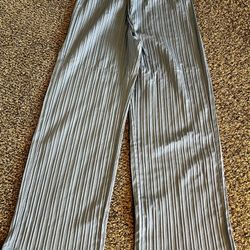 New ladies Gray Wide-Leg Pants size L