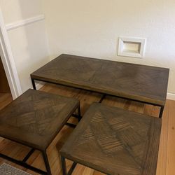 Coffee Table And Side Tables (2)