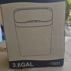 vanpopubs 2 pack 3.6 gal bathroom trash can with lid,