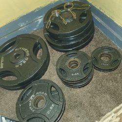 300lb Olympic Barbell Set