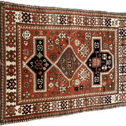 Uzbek Kazak Rug 3x5