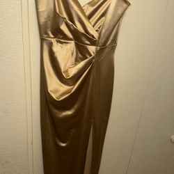 Beautiful Gold Dress Formal 