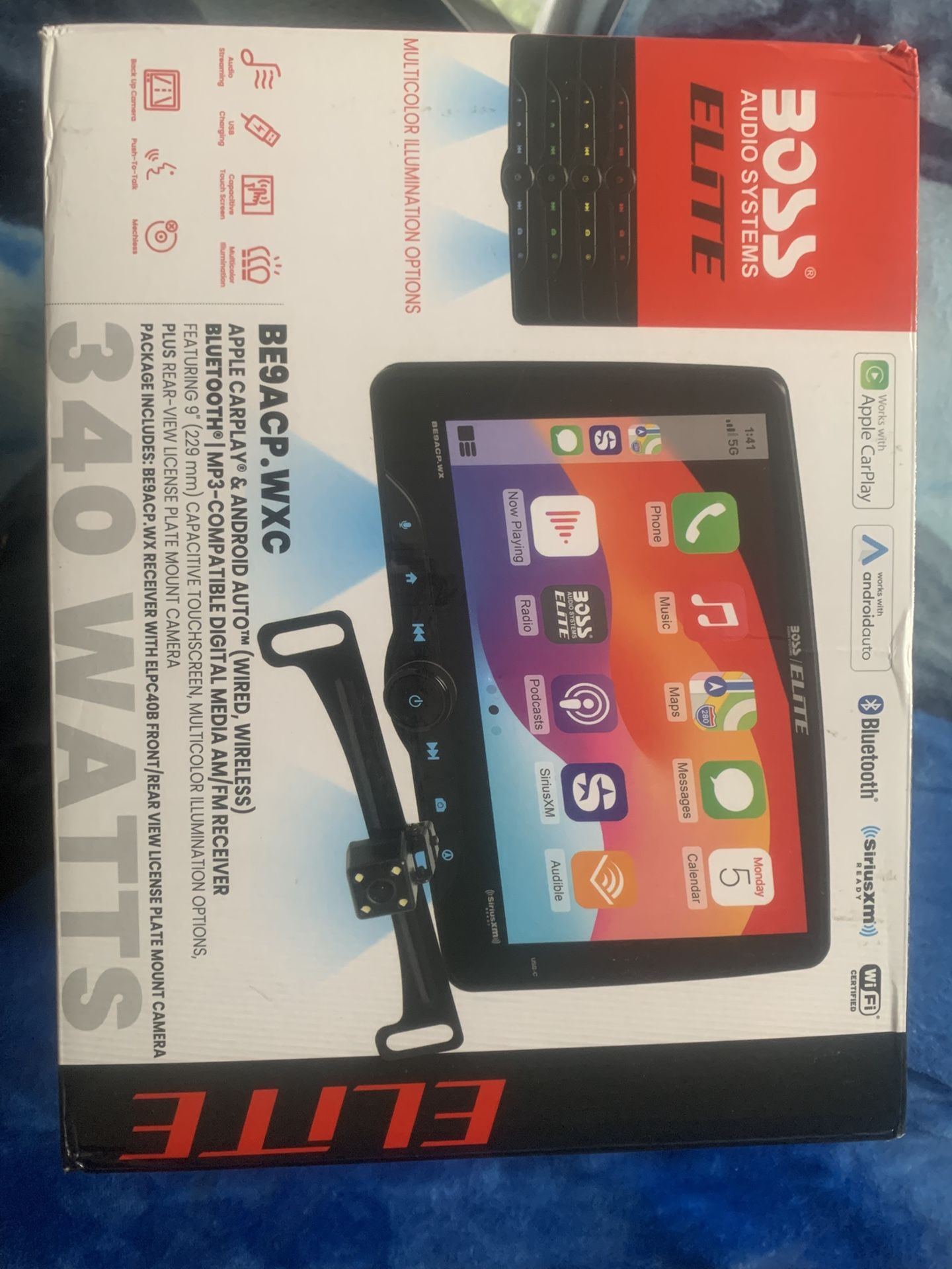 Boss BE9ACP. WXC/ ((WIRED-WIRELESS 9 Inch Floating Stereo