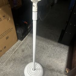White Microphone Stand  