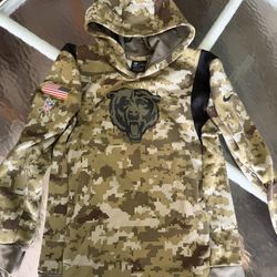 Nfl Chicago Bears, Nike Football Hoodie Sweatshirt Kids Size 14/16 NWOT