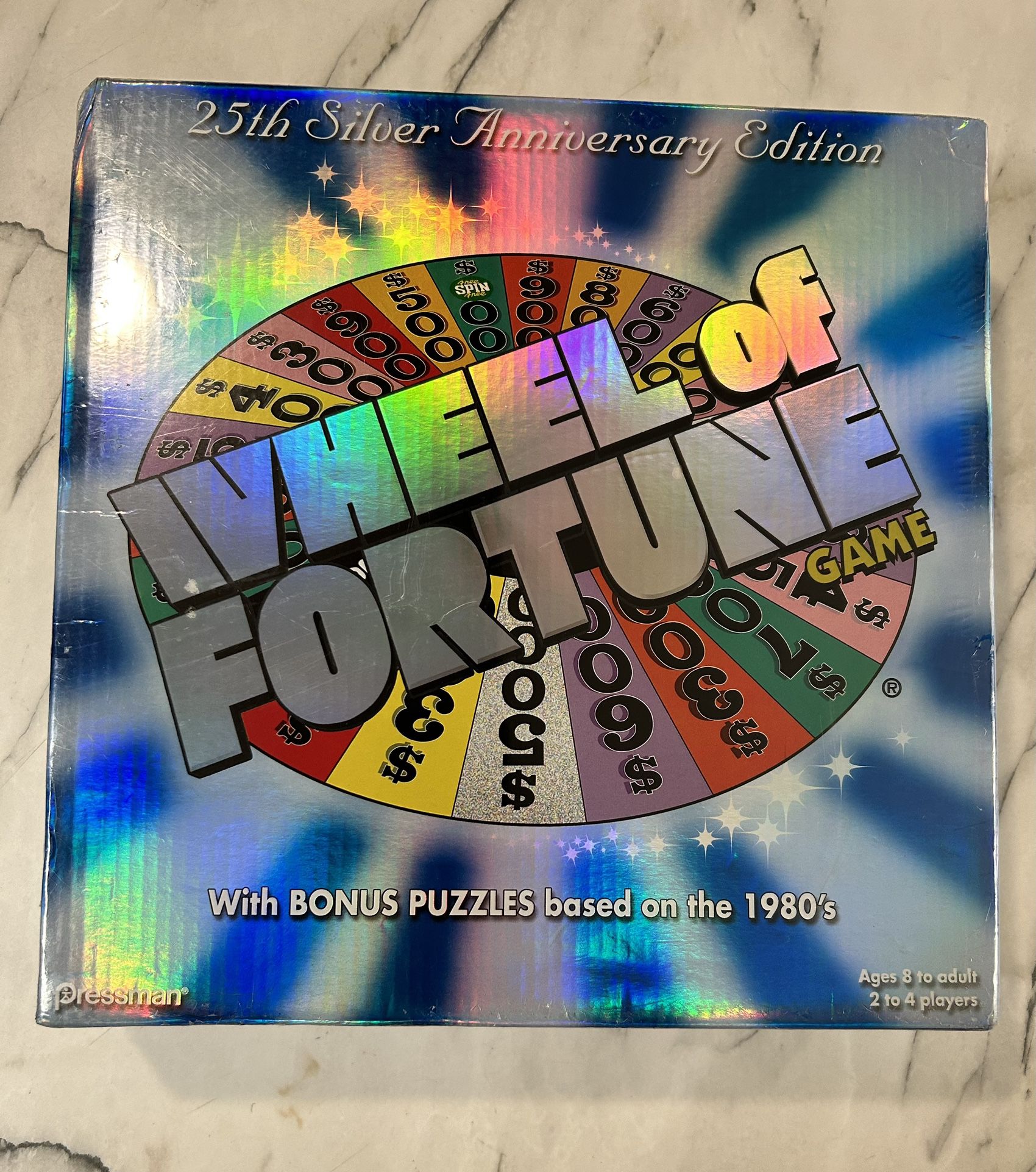 Wheel Of Fortune 25th Anniversary Board Game 