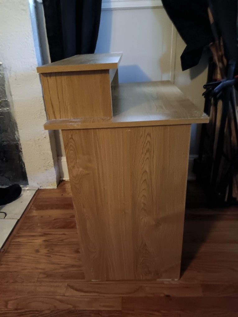 Single Unit Particle Wood Desk.