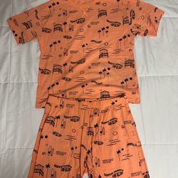 Shirts and shorts, long sleeves