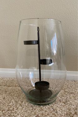 TEA LIGHT CANDLE HOLDER (9 1/2” Tall)