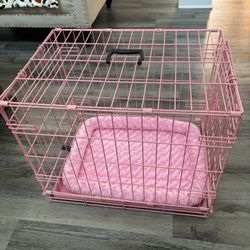Dog Crate And Dog Mat 