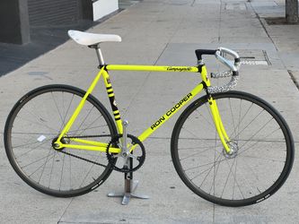 Ron Cooper Brian Baylis 47cm Track Fixed Gear Bicycle Reynolds Tubing Campagnolo