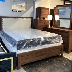 NEW BEDROOM FURNITURE SET STARTING PRICES ALSO MATTRESS SECTIONAL SOFA DELIVERY AVAILABLE 