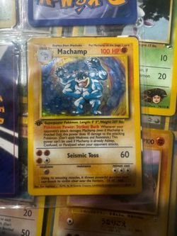 Rare 1st Edition Machamp Holo