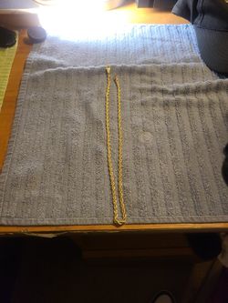 14k 4mm 20 Inch Gold Plated Rope Chain 