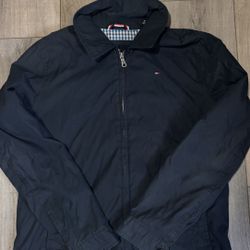 Navy blue Tommy Hilfiger lightweight jacket