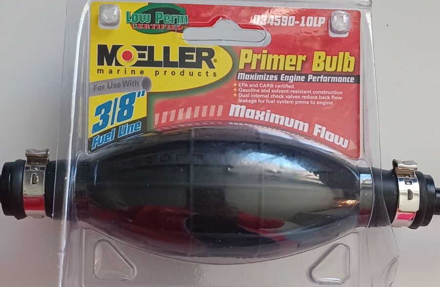 Moeller Marine Prime Bulb 3/8" Fuel Line Model Number 034590 10LP