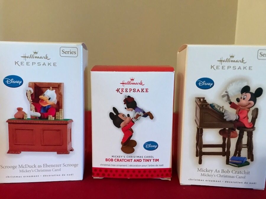 Hallmark Disney Mickey’s Christmas Carol (Set of 3 Ornaments)